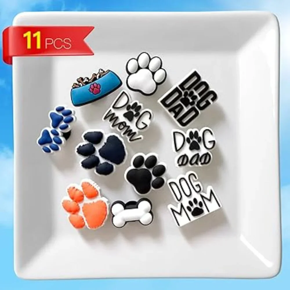 Dog Lover Shoe Charms for Croc‎ Shoes Brand New 11 Pieces